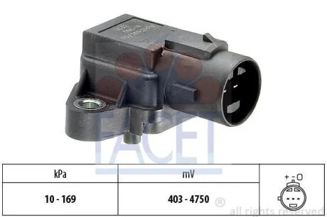 Датчик давления воздуха FACET 10.3032
