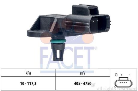 Датчик давления воздуха FACET 10.3151