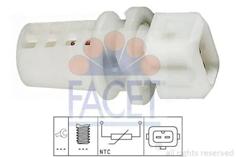 Датчик температури повітря Megane/Laguna 96-03 FACET 10.4009