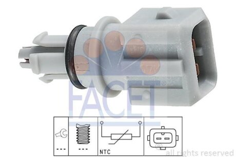 Датчик температуры впускаемого воздуха PSA/Renault 1.2/1.6 96- FACET 10.4012