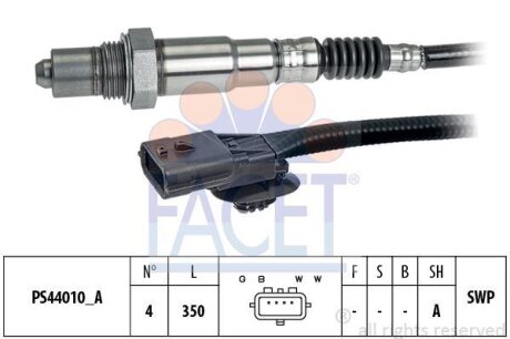 Датчик кисню Megane III (08-16)/Scenic III (09-16) 1.2 Tce/1.4 Tce/2.0 Tce FACET 10.8310