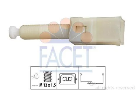 Датчик стоп-сигнала Passat 96-00/Audi 100/A4/A6 83-05 FACET 7.1087