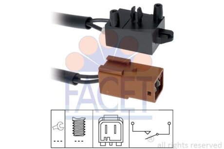 Датчик педали сцепления Citroen C3 1.4-1.6 02-/C5 2.0-3.0 01-04 FACET 7.1214