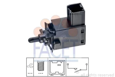 Выключатель фонаря сигнала торможения FACET 7.1242