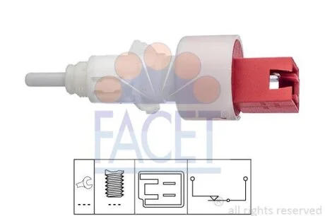 Выключатель фонаря сигнала торможения FACET 7.1248