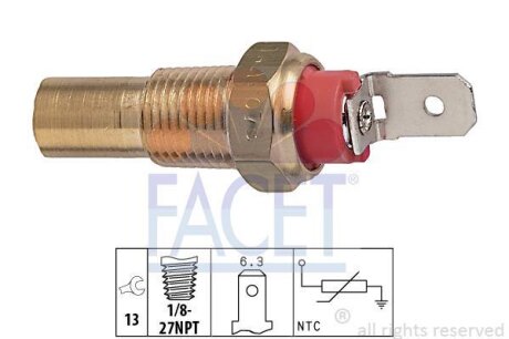Датчик температуры FACET 7.3115