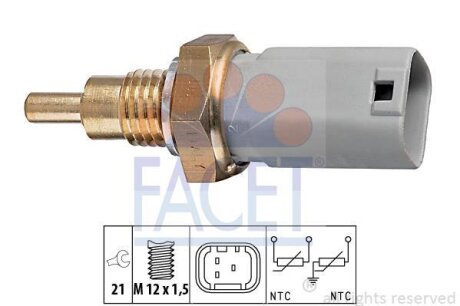 Датчик температуры FACET 7.3277