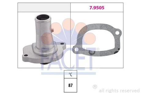 Термостат, охлаждающая жидкость FACET 78124