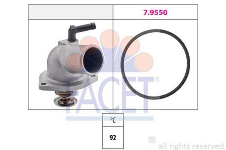 Термостат Opel Combo/Astra G/Vectra B, C 1.4-1.6i 95- (92C) з корпусом FACET 78174
