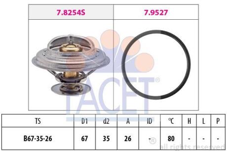 Термостат FACET 78254