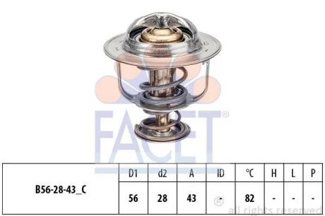 Термостат, охолоджуюча рідина FACET 78413S