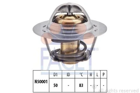 Термостат Kangoo 1.4/1.6 16V (97-) FACET 7.8543S