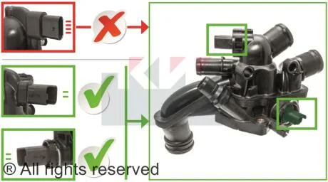 Термостат Berlingo/Partner/208/3008 1.4/1.6 09- FACET 78866