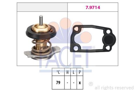 Термостат 79 °C JUMPER III 3.0 HDi, DUCATO III Multijet 3,0 D, BOXER III 3.0 H FACET 78942