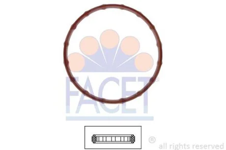 Прокладка, термостат FACET 79711