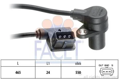 Датчик положення розподільчого валу FACET 9.0056