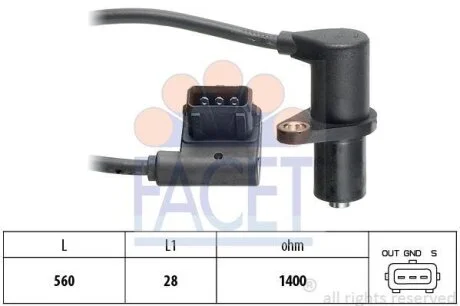 1 953 085 Датчик распредвала FACET 9.0085