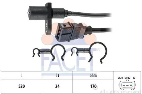 Датчик импульсов FACET 90397