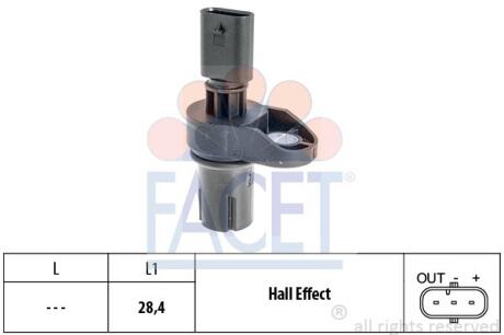 Датчик положення розподілвалу BMW 1/2/3/4/5/6/7/X1/X3/X4/X5/X6 1.6-3.0 d 03-> FACET 9.0757