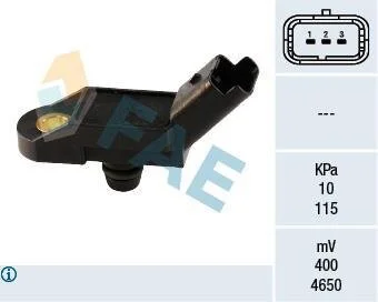 Датчик абсолютного тиску (Manifold Air Pressure Sensor, MAP sensor) FAE 15011