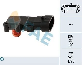 Датчик абсолютного тиску (Manifold Air Pressure Sensor, MAP sensor) FAE 15013