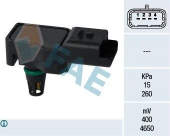 Датчик абсолютного тиску (Manifold Air Pressure Sensor, MAP sensor) FAE 15075