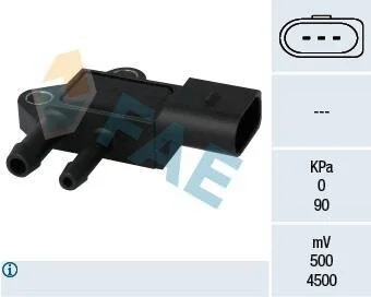 Датчик тиску вихлопних газів FAE 16101