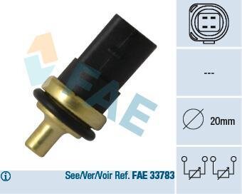 Датчик температури охолоджувальної рідини FAE 33781
