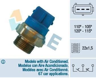 Датчик включения вентилятора ((Испания)) FAE 38330