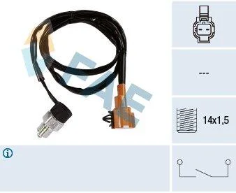 Перемикач заднього ходу FAE 40880