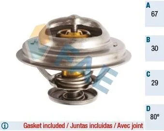 Термостат з прокладкою FAE 5301680