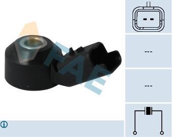Датчик детонації Citroen Berlingo/Peugeot Partner 1.6 VTi 09- FAE 60238