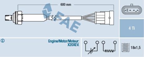 Датчик кисню FAE 77183
