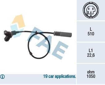Датчик ABS FAE 78005