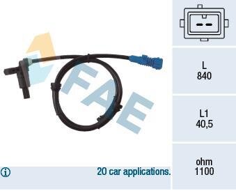 Датчик ABS FAE 78022