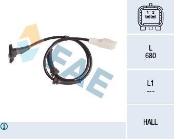 Датчик ABS FAE 78181