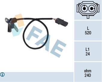 Датчик положення колінчастого вала FAE 79024