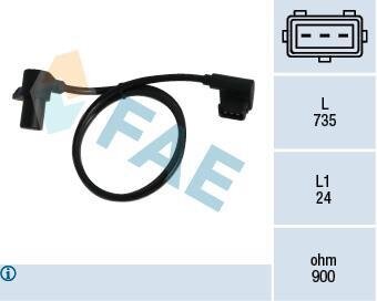 Датчик положення колінчастого вала FAE 79039
