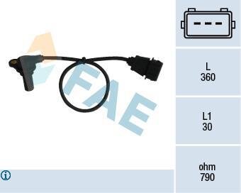 Датчик положення колінчастого вала FAE 79061