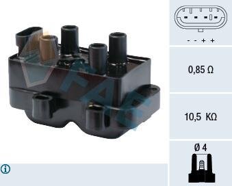 Катушка зажигания ((Испания)) FAE 80222