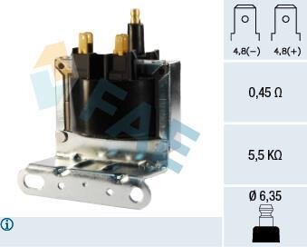 Катушка запалювання FAE 80261