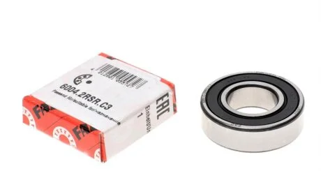 Подшипник генератора (20x42x12) FAG 6004.2RSR.C3