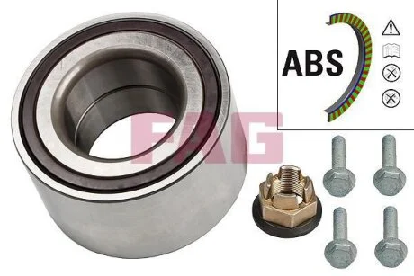 - Комплект підшипника ступиці FAG 713 6122 70