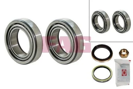 Комплект підшипників призначених для монтажу на маточину, роликові, з елементами монтажу FAG 713 6151 50