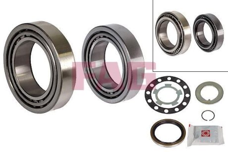 - Комплект підшипника ступиці FAG 713 6180 30