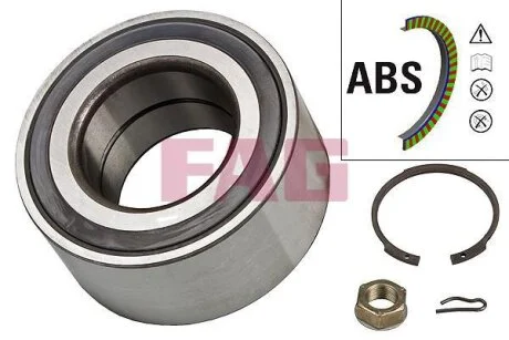 - Комплект підшипника ступиці FAG 713 6400 40