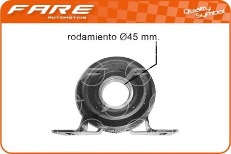 Підшипник підвісний Fare 4025
