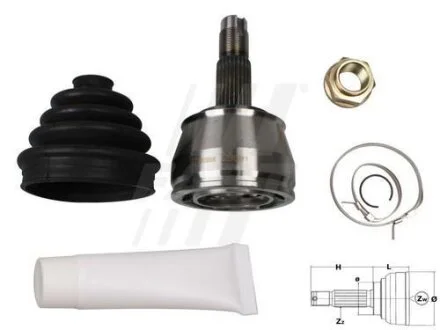 Комплект шарнірів, приводний вал FAST FT25086K