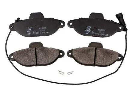 Колодки гальмівні дискові передні FIAT Fiorino 07-, Punto 03-10, Qubo 08-19, 500 07-20, Panda 03-12, Seicento 98-10, CHEVROLET Volt 10-15 FAST FT29005