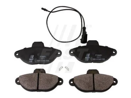 Комплект гальмівних накладок, дискове гальмо FAST FT29051